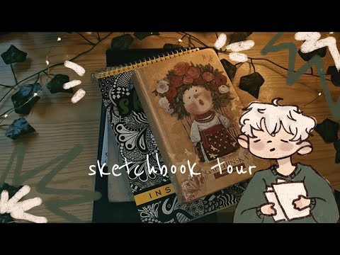 Видео: Как я рисовала в 12 лет? Открываю старые скетчбуки!