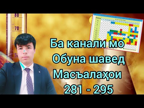 Видео: ММТ. Масъалаҳои 281 - 295