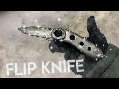 Видео: Как сделать FLIP-KNIFE из Standoff 2 из картона в скине “ARCTIC” 👽