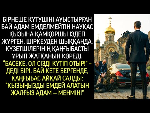 Видео: Бай кете бергенде, қаңғыбас айқай салды: “Қызыңызды құтқара алатын жалғыз адам — менмін!”