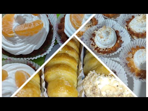 Видео: Корзиночки, рожки и белковый заварной крем 