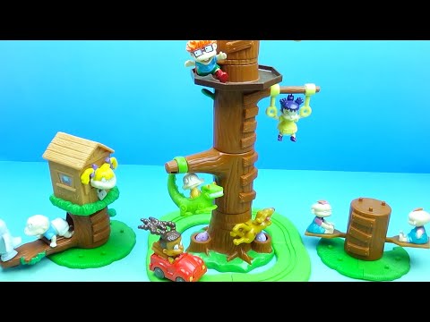 Видео: Повторный просмотр — набор из 8 коллекционных предметов NICKELODEON 2000 года «Ох уж эти детки» (...