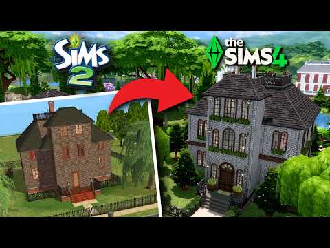 Видео: Я построил Дом Гота из The Sims 2 в The Sims 4.