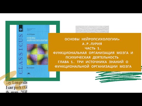 Видео: «Основы нейропсихологии» А.Р.Лурия. Прямой эфир 1.
