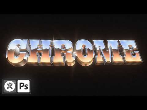Видео: Эффект ретро-3D-пустыни в Photoshop с использованием CHROMETONE™