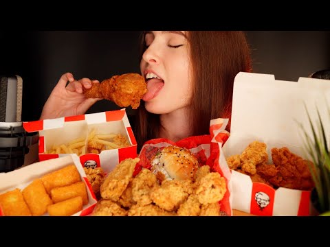 Видео: 🍟KFC EATING ASMR🍟 / 🍟KFC ИТИНГ АСМР🍟