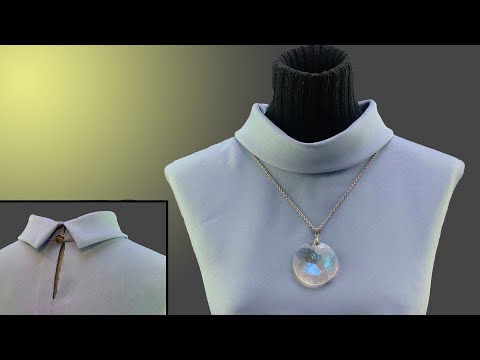 Видео: Идеальные швейные хитрости⭐️Стильный воротник-стойка для начинающих