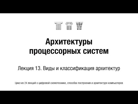 Видео: АПС Л13. Виды и классификация архитектур