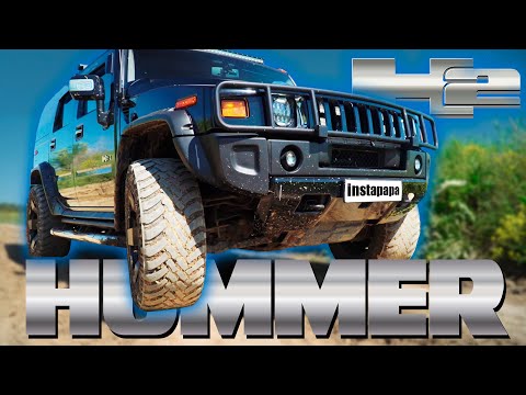 Видео: HUMMER H2 огненный тест драйв обзор.