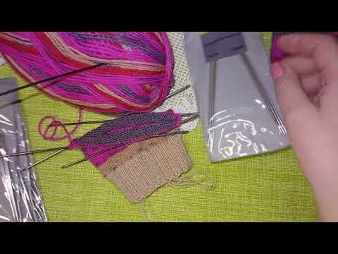 Видео: Гибкие спицы для вязания носков! Как заставить себя на них вязать? 🧶