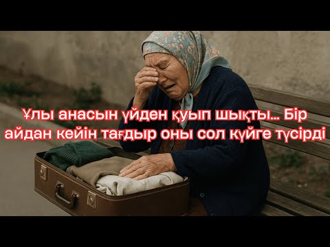 Видео: Ұлы анасын үйден қуып шықты... Бір айдан кейін тағдыр оны сол күйге түсірді