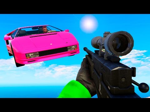 Видео: ЛЮДИ СНАЙПЕРЫ ПРОТИВ ОПАСНЫХ МАШИН! (GTA 5 Смешные моменты)