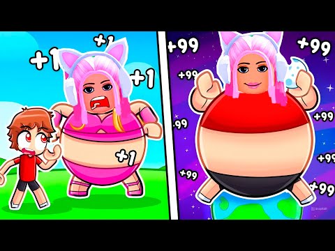 Видео: ТОЛСТЕЮ В РОБЛОКС ! КАЖДУЮ СЕКУНДУ НА 1 КГ ! Eat and Get Fat Simulator