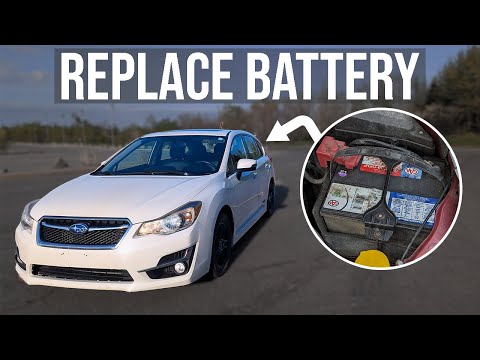 Видео: Как [ЛЕГКО] заменить аккумулятор - Subaru Impreza (2012-2016)