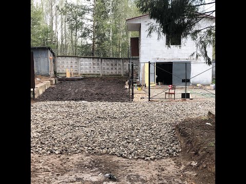 Видео: Постройка гаража ч2