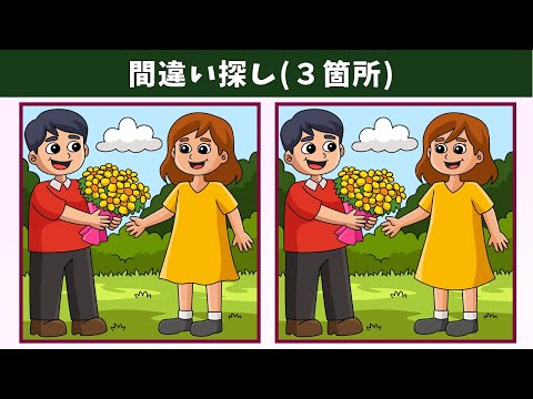 Видео: Найдите 3 отличия | Иллюстрация Версия #1082