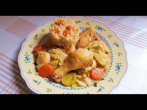 Видео: Oбед курочка с булгуром -