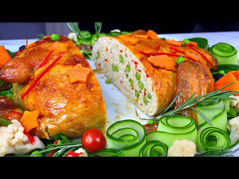 Видео: Фаршированная курица, запеченная в духовке. Рецепт блюда к праздничному столу на Новый Год 2023