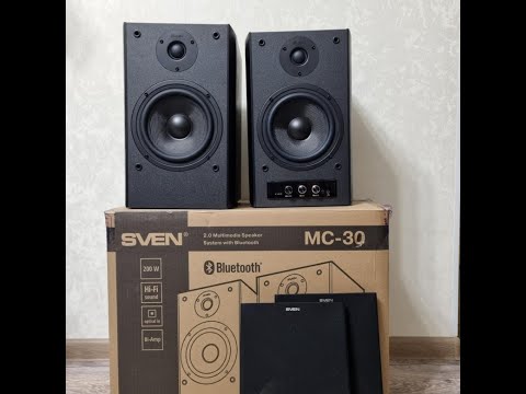 Видео: Sven mc30 И ОФИГЕЛ ОТ ЗВУКА HI -FI? сравнение с студийными мониторами Yamaha hs5 hs5 !!