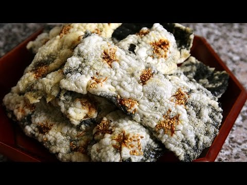 Видео: Корейские чипсы из морских водорослей (Ким-бугак: 김부각)