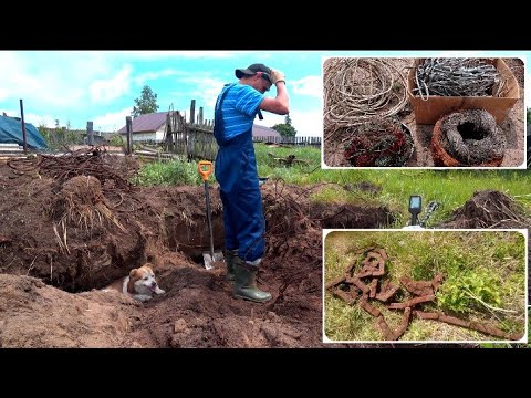 Видео: Я в шоке! Это всё лежит в моём огороде... Захоронёнка металлолома с завода