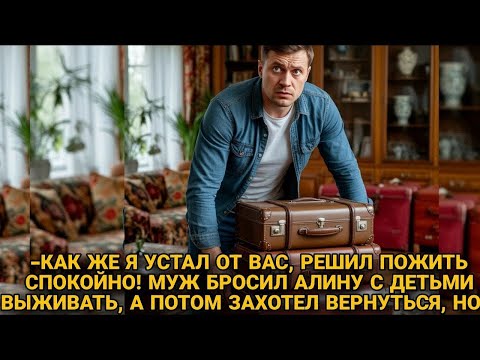 Видео: -Устал я от вас! Муж бросил Алину с детьми выживать, но когда решил вернуться...