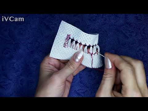 Видео: Прості мережки. Урок 3. Виконання мережки "подвійний прутик"