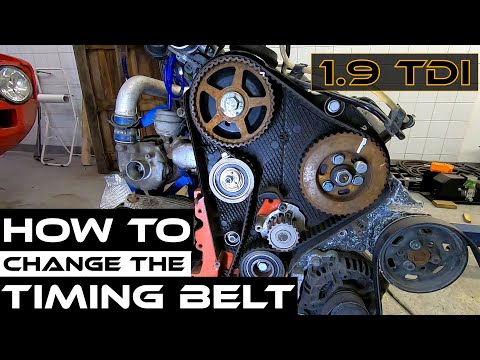 Видео: Замена ремня ГРМ VW 1.9 TDI