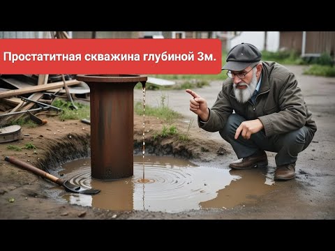 Видео: Малодебитная скважина на штык лопаты, всё равно лучше чем колодец!)) 