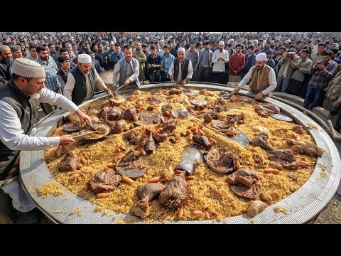 Видео: АФГАНИСТАН: Самый большой и вкусный пулао по-кабульски, когда-либо приготовленный афганскими маст...