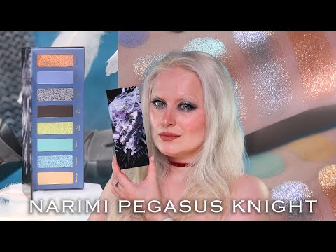 Видео: Narimi Pegasus Knight 🪽 Обзор палетки на 8 оттенков + 2 макияжа