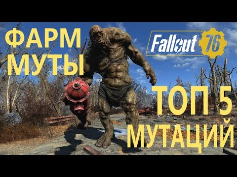 Видео: FALLOUT 76 | ГАЙД! ВСЕ О МУТАЦИЯХ! АКТУАЛЬНЫЙ СПОСОБ ФАРМА! ТОП 5 МУТАЦИЙ В 2019 ГОДУ!