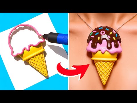 Видео: ЛУЧШИЕ ПОДЕЛКИ С 3D-РУЧКОЙ 🎉 Простые трюки и творческие поделки