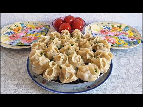 Видео: Манты с сочной начинкой!