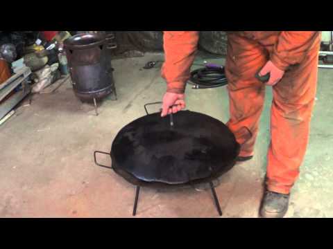 Видео: Сковорода из диска бороны. Необычная.