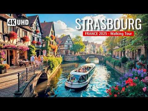 Видео: Пешеходная экскурсия по СТРАСБУРГУ 🏰 Франция 🇫🇷 | Самый очаровательный город во Франции!