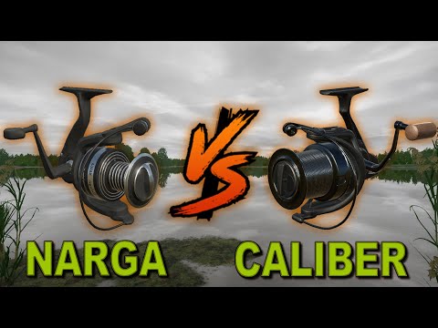 Видео: Narga 8000 или Caliber HSV 80 . Русская Рыбалка 4