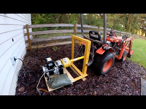 Видео: Генератор отбора мощности NorthStar на тракторе Kubota B7100