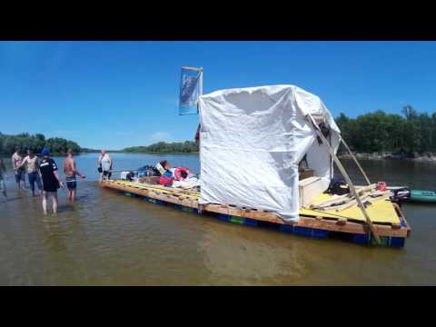 Видео: Сплав на плоту по р. Десна. 06-08 червня 2017р. Остер-Літки. Сплав на плоту по Десне