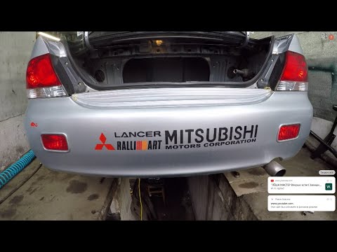Видео: Замена задних пружин,пыльников,установка проставок.Мицубиси Лансер 9.