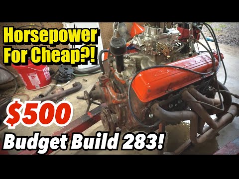 Видео: Сборка двигателя старой школы Hot Rod за ДЕШЁВЫЕ деньги! Бюджетный Small Block Chevy 283, сборка ...