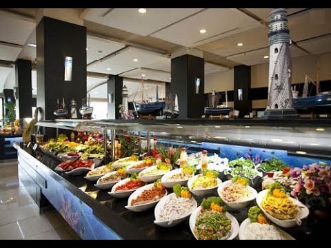 Видео: Турция, Аланья. Часть 5 (Питание, кухня в отеле Justiniano Club Alanya)