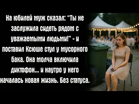 Видео: На юбилей муж сказал： “Ты не заслужила сидеть рядом с уважаемыми людьми!” — и поставил Ксюше стул...