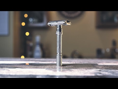 Видео: Так ли хороша безопасная бритва Gillette Slim Adjustable?