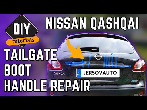 Видео: Ремонт ручки багажника NISSAN QASHQAI