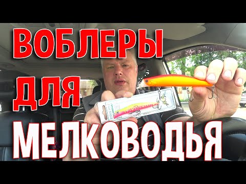 Видео: Новые воблеры для мелководья