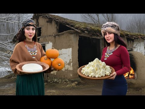 Видео: Традиционный сыр и фаршированная тыква: день в деревне!