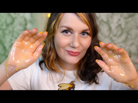 Видео: АСМР Массаж Лица с Медом, Очень Приятная Ролевая Игра для Сна ASMR Massage for Sleep