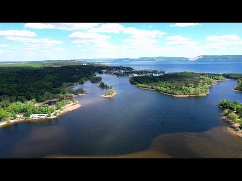 Видео: Муравьиные острова, Жигулёвское море. Тольятти