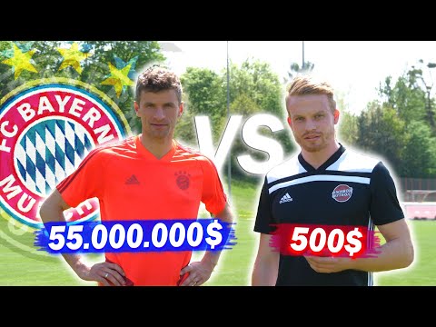 Видео: Томас Мюллер (фк Бавария) vs Живой Футбол // Thomas Muller and Russian VALENKI